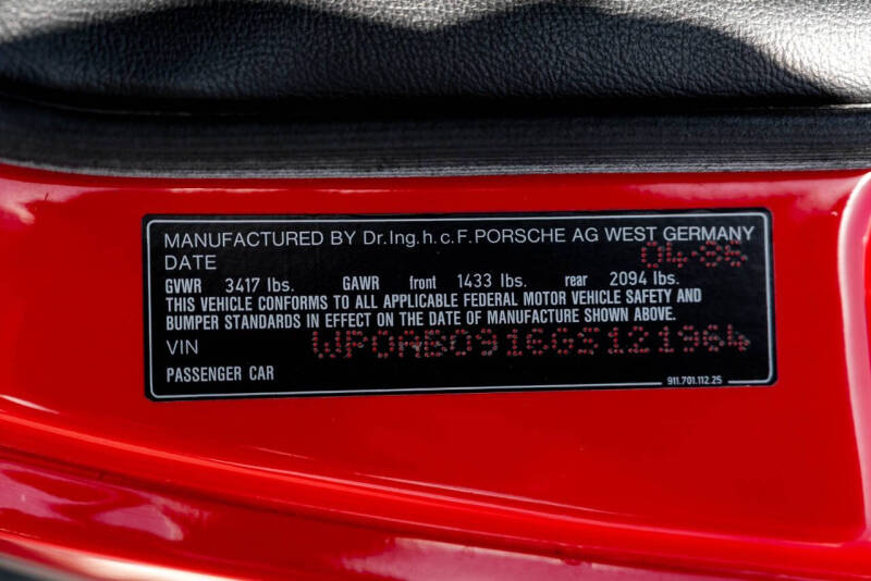 1986 Porsche 911 Carrera