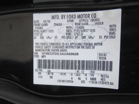 2010 Ford Explorer XLT