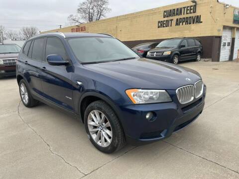 2013 BMW X3 for sale at City Auto Sales in Roseville MI