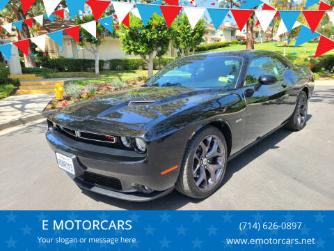 2018 Dodge Challenger for sale at E MOTORCARS in Fullerton CA