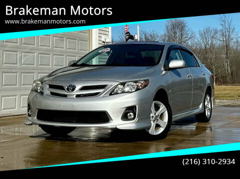 2012 Toyota Corolla for sale at Brakeman Motors in Painesville OH