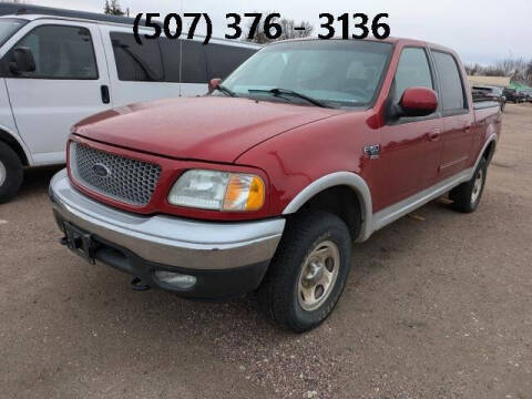 2002 Ford F-150 for sale at Scholtes Auto in Worthington MN