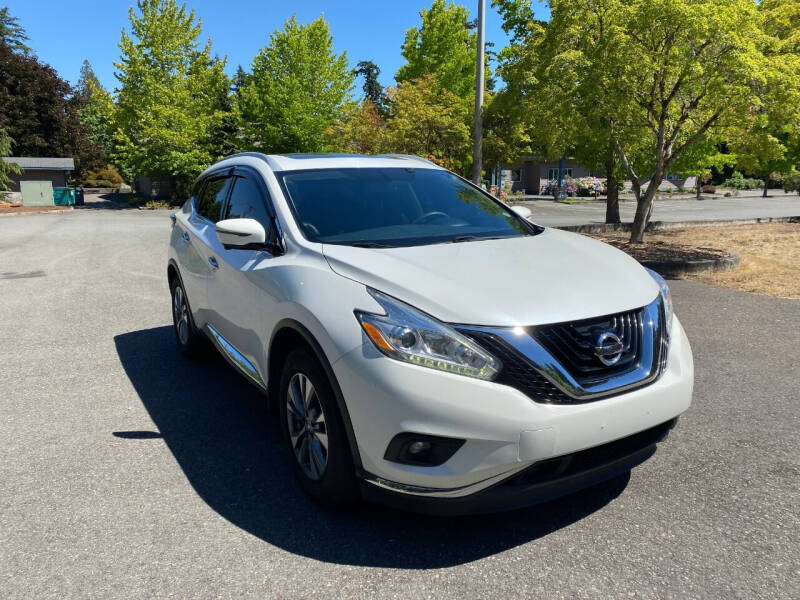 Used 2016 Nissan Murano SL with VIN 5N1AZ2MH3GN107316 for sale in Federal Way, WA
