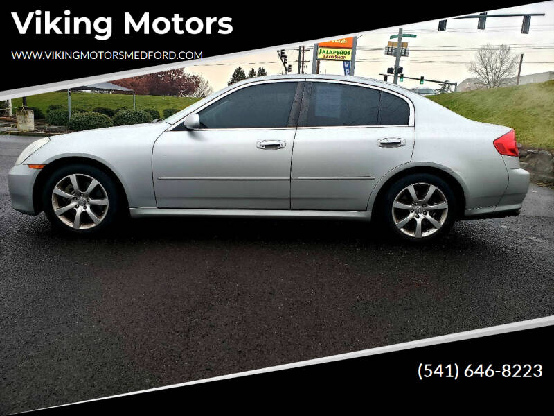 2005 Infiniti G35 for sale at Viking Motors in Medford OR