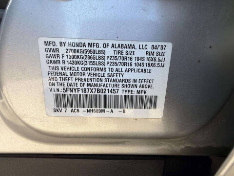 2007 Honda Pilot EX-L w/Navi