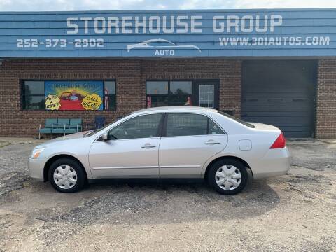 2006 Honda Accord for sale at Storehouse Group in Wilson NC