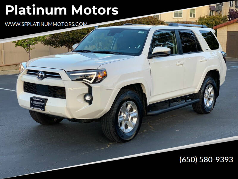 2021 Toyota 4Runner for sale at Platinum Motors in San Bruno CA