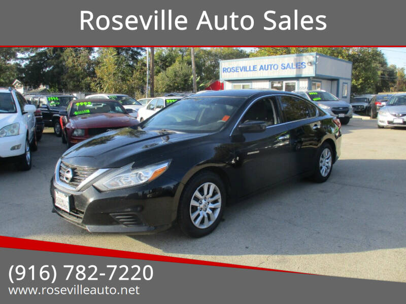 2018 Nissan Altima for sale at Roseville Auto Sales in Roseville CA