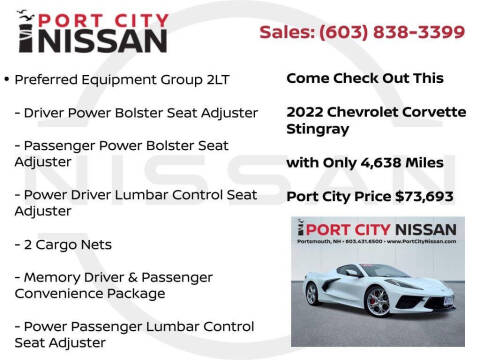 2022 Chevrolet Corvette Stingray