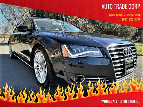 2014 Audi A8 L for sale at AUTO TRADE CORP in Nanuet NY