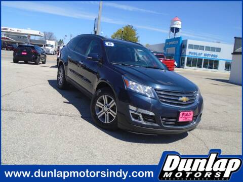 2016 Chevrolet Traverse for sale at DUNLAP MOTORS INC in Independence IA