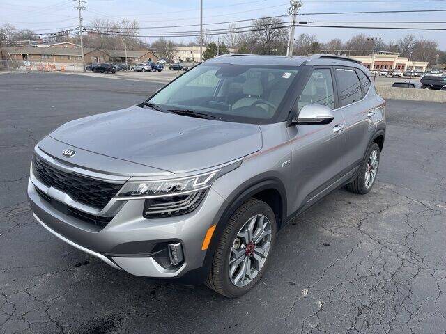 2021 Kia Seltos for sale at MATHEWS FORD in Marion OH