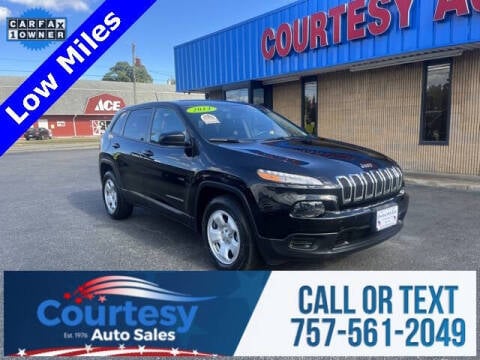 2014 Jeep Cherokee for sale at Courtesy Auto Sales in Chesapeake VA