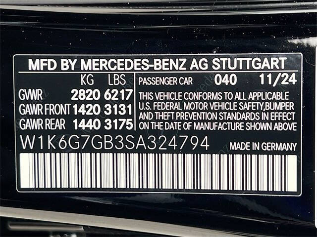 2025 Mercedes-Benz S-Class S 580 4MATIC