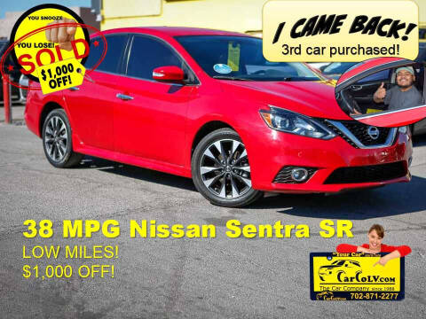 2016 Nissan Sentra for sale at The Car Company in Las Vegas NV