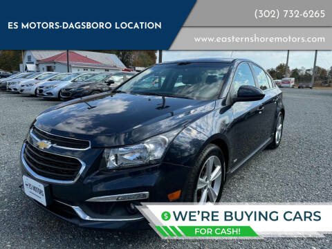 2015 Chevrolet Cruze for sale at ES Motors-DAGSBORO location in Dagsboro DE