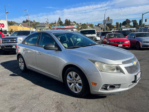 2013 Chevrolet Cruze for sale at Main Street Auto in Vallejo CA