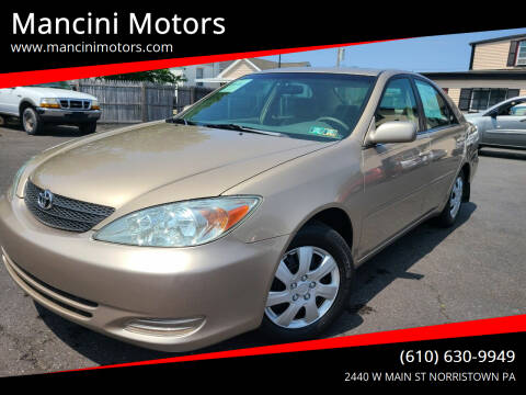 2002 Toyota Camry for sale at Mancini Motors in Norristown PA