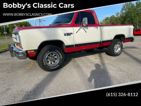 1987 Dodge RAM 150 for sale at Bobby's Classic Cars in Dickson TN