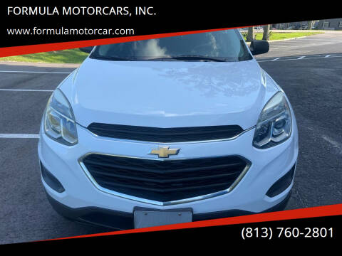 2016 Chevrolet Equinox for sale at FORMULA MOTORCARS, INC. in Tampa FL