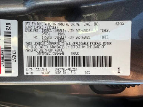 2022 Toyota Tundra 1794 Edition