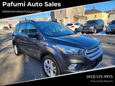 2018 Ford Escape for sale at Pafumi Auto Sales in Indian Orchard MA