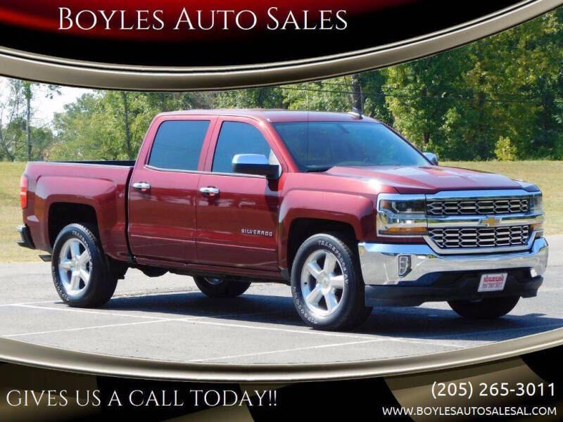 2016 Chevrolet Silverado 1500 for sale at Boyles Auto Sales in Jasper AL