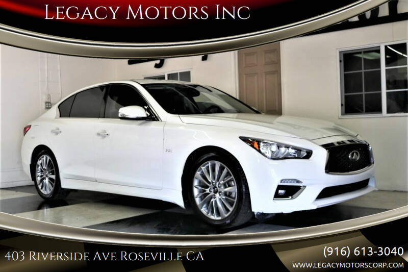 2019 Infiniti Q50 for sale at Legacy Motors Inc in Roseville CA