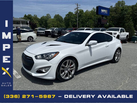 2016 Hyundai Genesis Coupe for sale at Impex Auto Sales in Greensboro NC