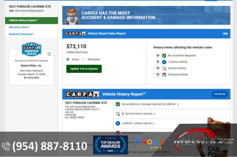 2021 Porsche Cayenne GTS