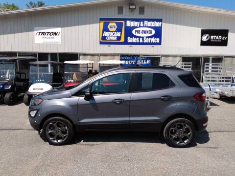 2018 Ford EcoSport for sale at Ripley & Fletcher Pre-Owned Sales & Service in Farmington ME