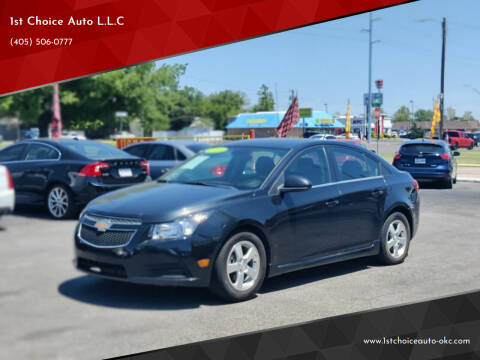 2013 Chevrolet Cruze for sale at 1st Choice Auto L.L.C in Oklahoma City OK