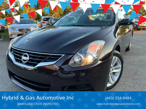 2010 Nissan Altima for sale at Hybrid & Gas Automotive Inc in Aberdeen MD