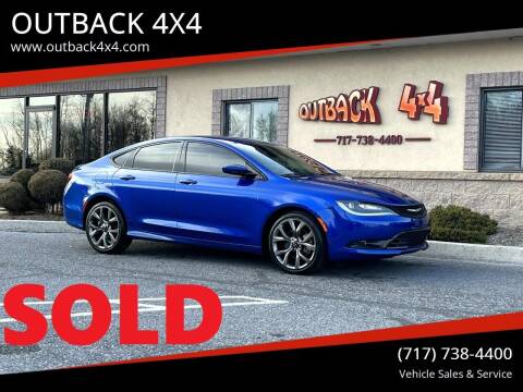 2015 Chrysler 200 for sale at OUTBACK 4X4 in Ephrata PA