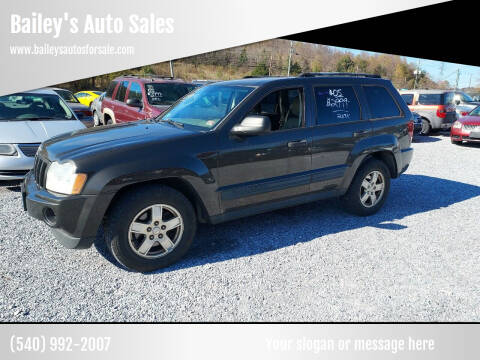 2005 Jeep Grand Cherokee for sale at Bailey's Auto Sales in Cloverdale VA
