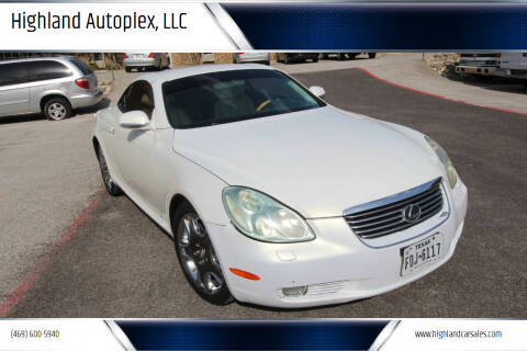 2003 Lexus SC 430 for sale at Highland Autoplex, LLC in Dallas TX