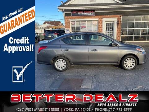 2019 Nissan Versa for sale at Better Dealz Auto Sales & Finance in York PA
