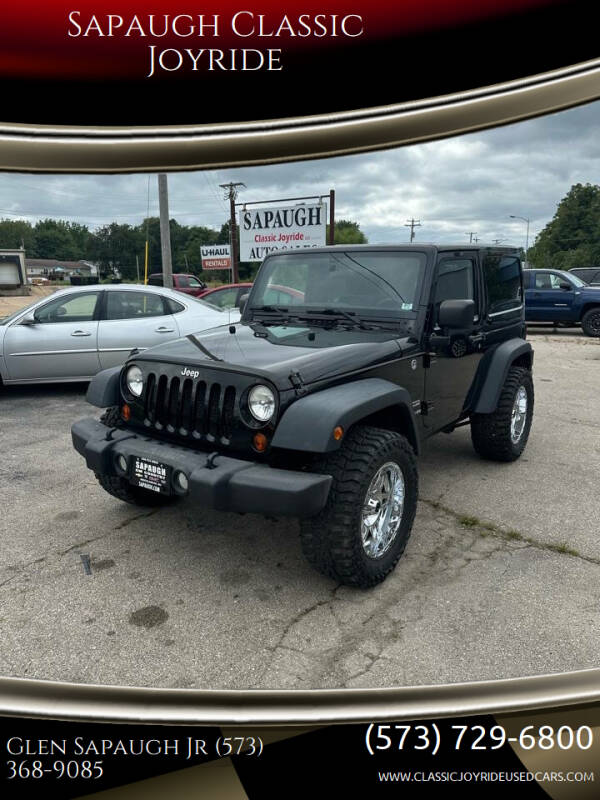 2012 Jeep Wrangler for sale at Sapaugh Classic Joyride in Salem MO