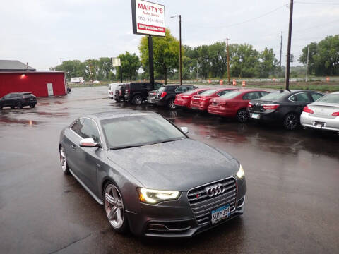 2013 Audi S5 for sale at Marty's Auto Sales in Savage MN