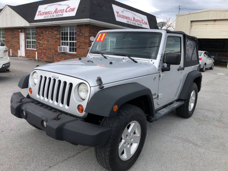 2011 Jeep Wrangler for sale at tazewellauto.com in Tazewell TN