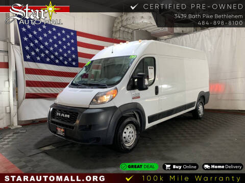 2019 RAM ProMaster for sale at STAR AUTO MALL 512 in Bethlehem PA