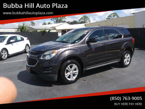 2016 Chevrolet Equinox for sale at Bubba Hill Auto Plaza in Panama City FL