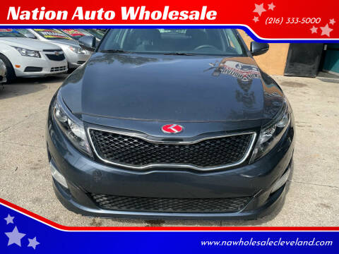 2015 Kia Optima for sale at Nation Auto Wholesale in Cleveland OH