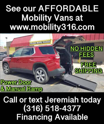 2018 Chevrolet Traverse for sale at Affordable Mobility Solutions, LLC - Mobility/Wheelchair Accessible Inventory-Wichita in Wichita KS