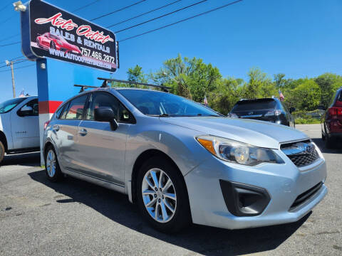 2013 Subaru Impreza for sale at Auto Outlet Sales and Rentals in Norfolk VA