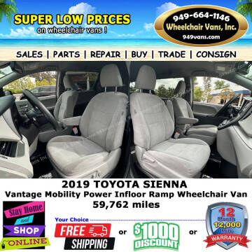 2019 Toyota Sienna LE Mobility 7-Passenger