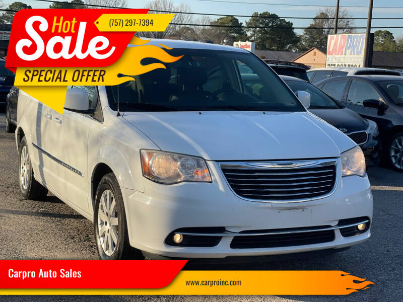 2014 Chrysler Town and Country for sale at Carpro Auto Sales in Chesapeake VA