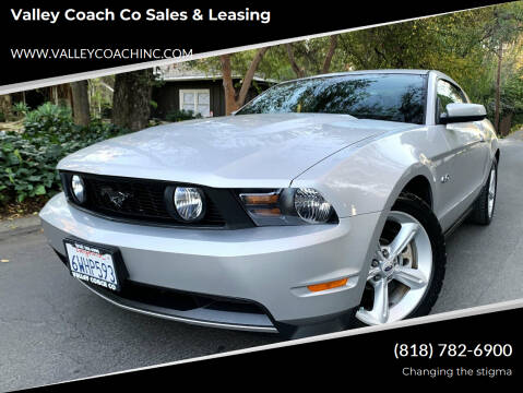 2012 Ford Mustang for sale at Valley Coach Co Sales & Leasing in Van Nuys CA