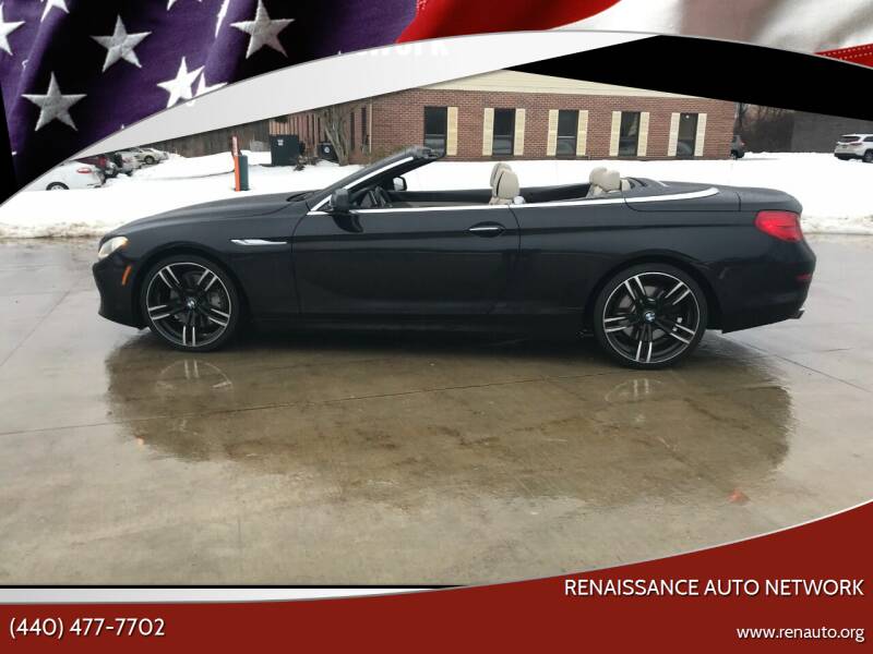 2012 BMW 6 Series for sale at Renaissance Auto Network in Warrensville Heights OH