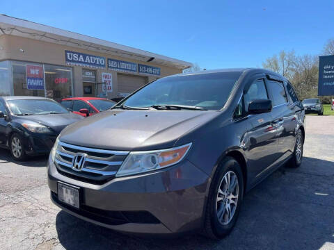 2012 Honda Odyssey for sale at USA Auto Sales & Services, LLC in Mason OH